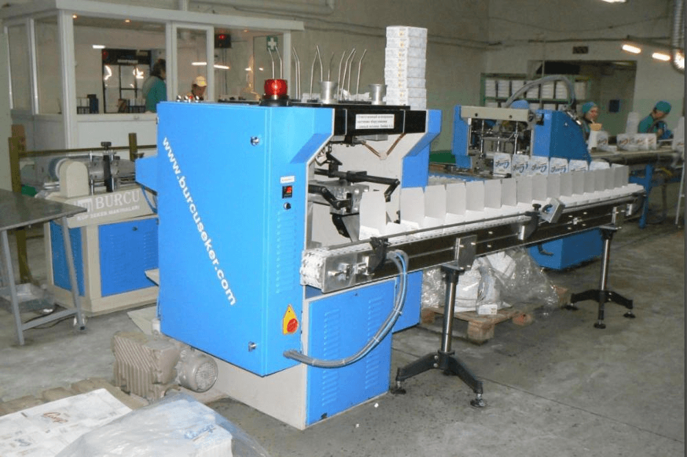 Линия фасовки сахара рафинад