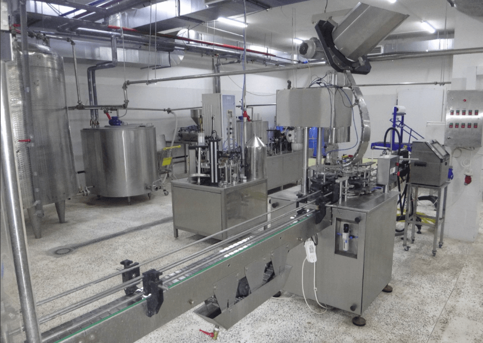 Линия розлива молока в пэт 3000 б/ч