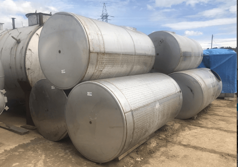 Емкость 3000л нерж с рубашкой