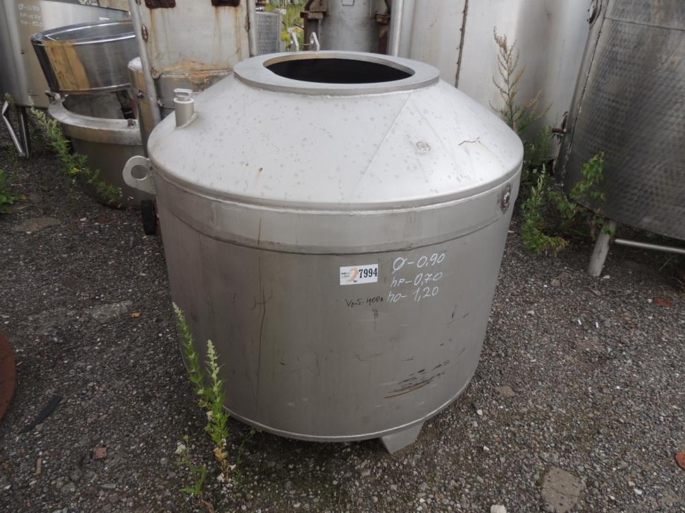 Емкость 400л с рубашкой инв.7994