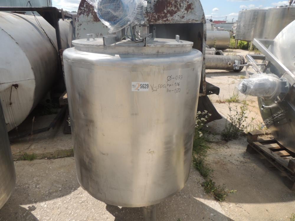 Емкость 500л с рубашкой, мешалкой инв.5629