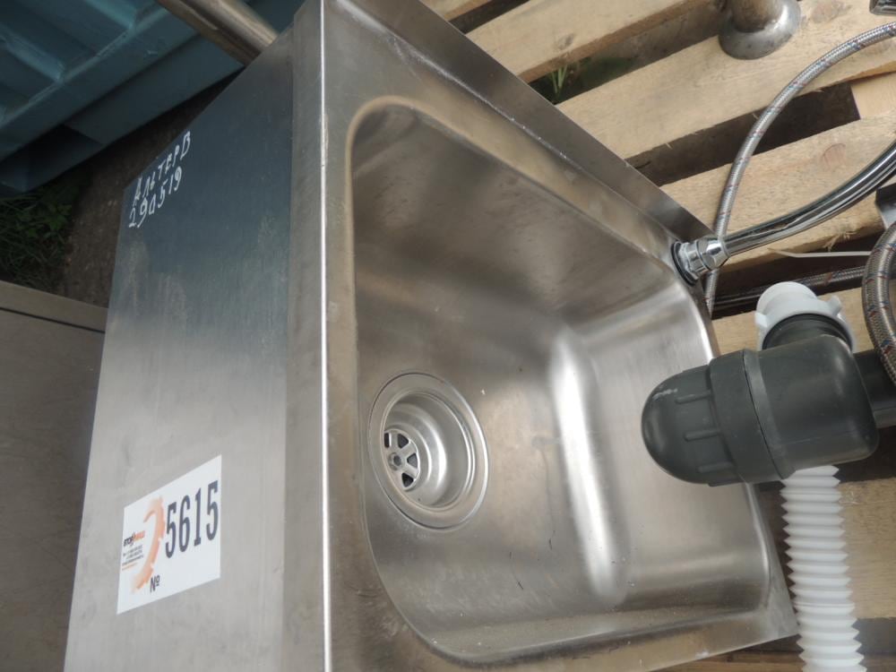 Раковина нерж с краном инв.5614