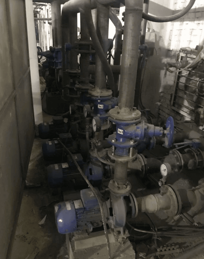 Комплект: насос, фильтр, задвижка на Градирню