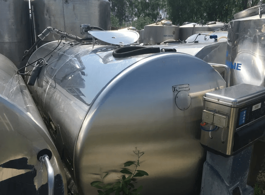 Танк-охладитель DeLaval 5000л без холодильного агрегата. инв.6055