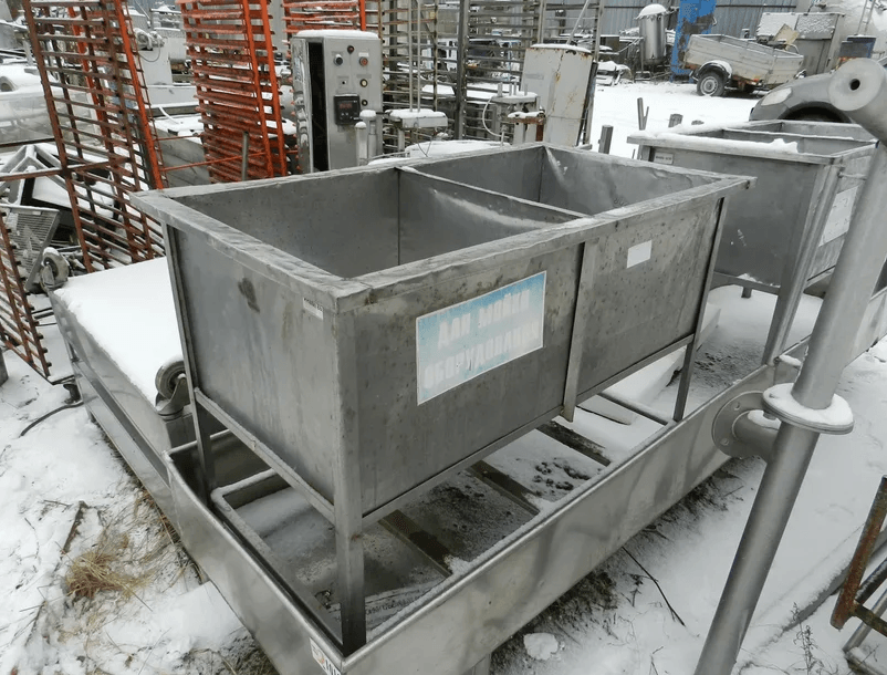 Мойка 2х секционная 160л инв.1009