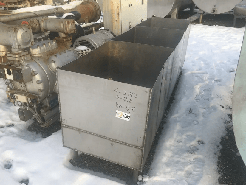 Мойка трех секционная 850л инв.6269