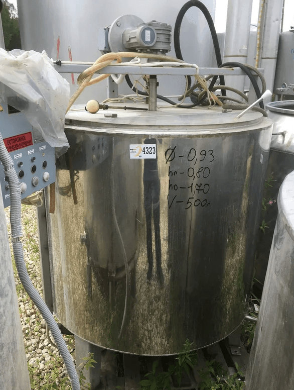 Емкость 500л инв.4323