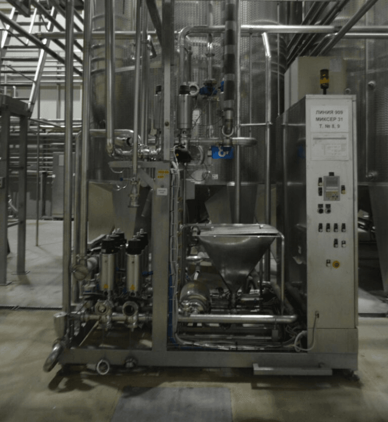 Линия по приготовлению (восстановлению) соков