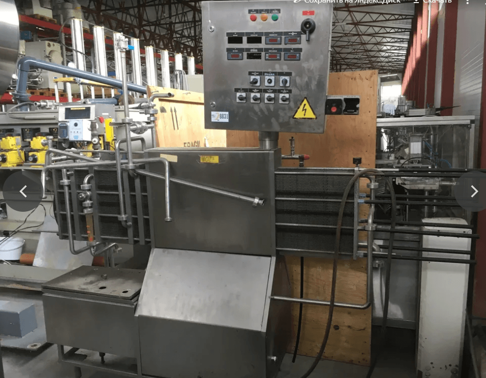 Пастеризатор 1000л инв.8831