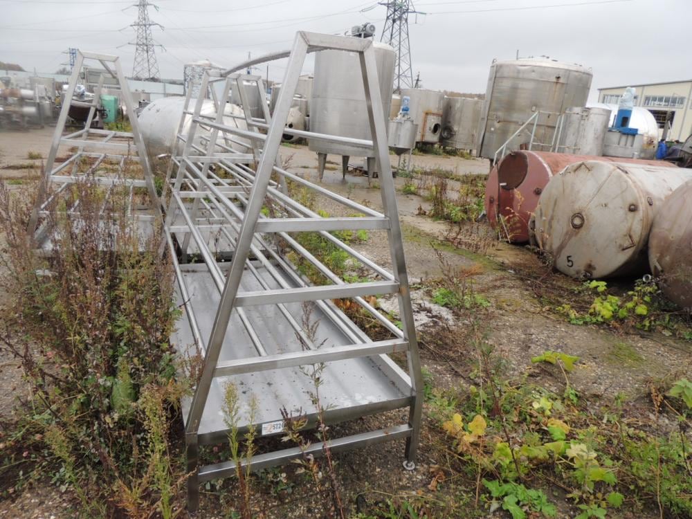 Стеллаж для творога нерж инв.5724