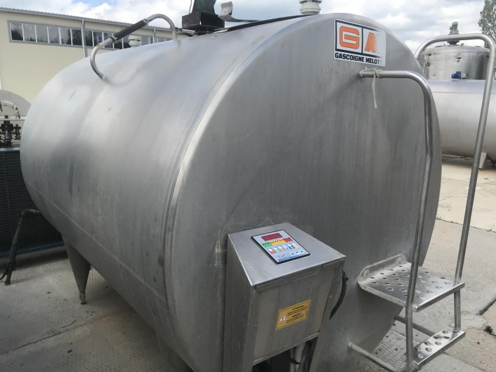 Танк охладитель 4000л с холодильным агрегатом инв.7116