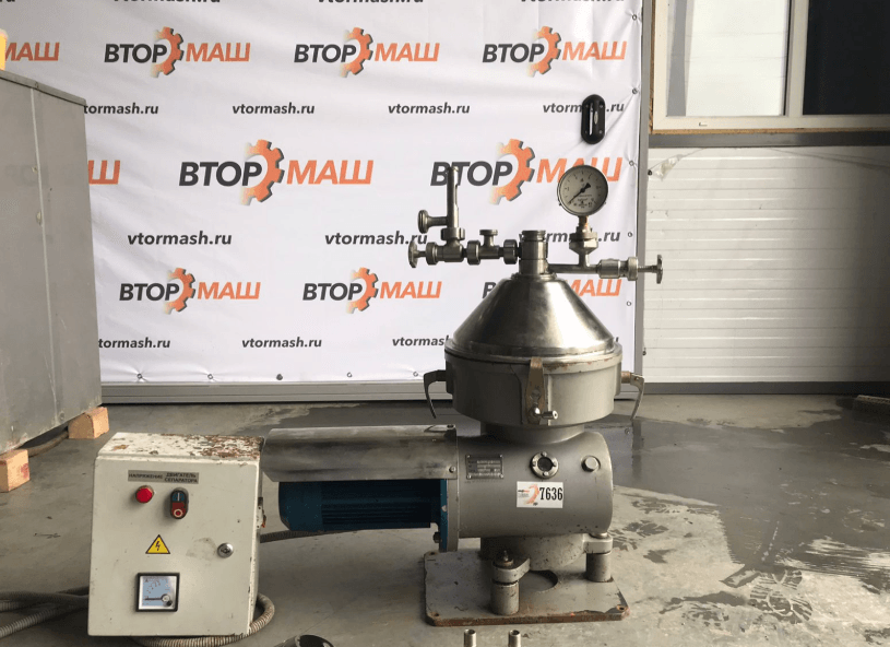 Сепаратор-сливкоотделитель ОСЦП-1,5 1500л/час инв.7636