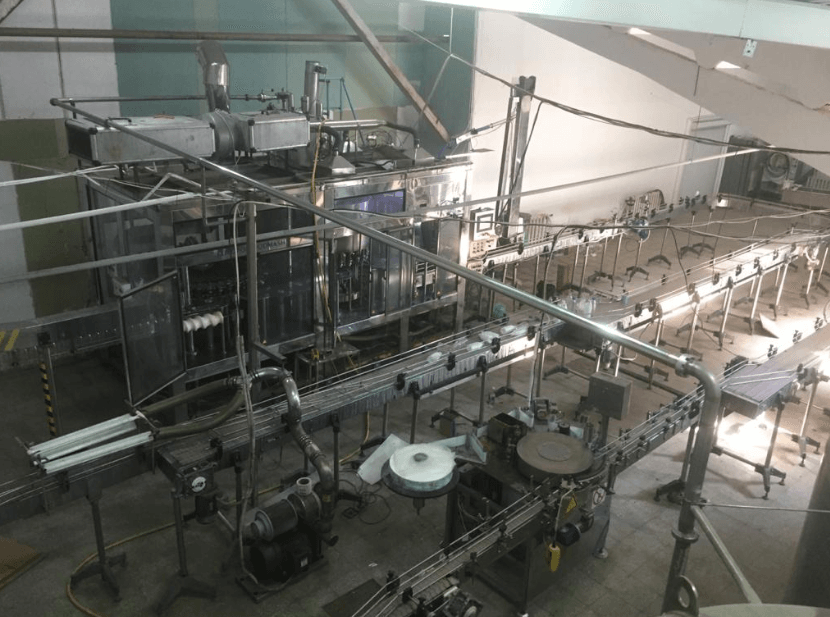 Линия розлива молока в ПЭТ-6000