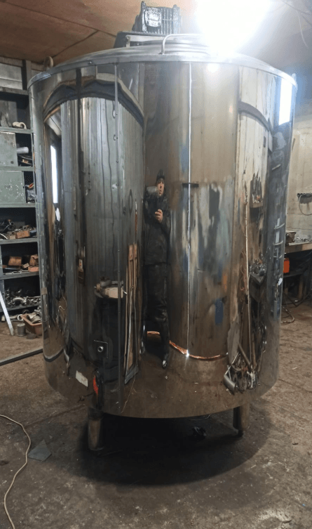 Емкость 2м3 с рубашкой инв.7553
