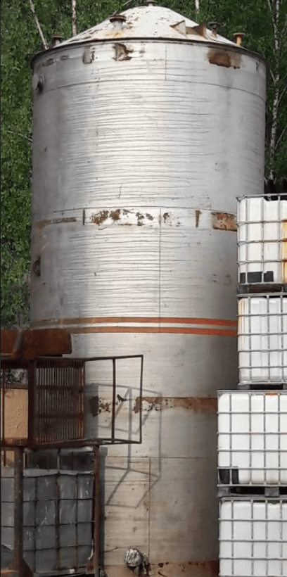 Емкость стальная вертикальная 50 куб.м.