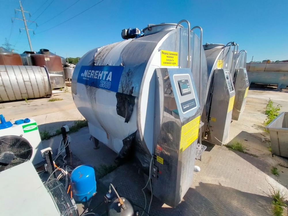 Танк-охладитель Nerehta 2,5т с холодильной установкой инв.7479