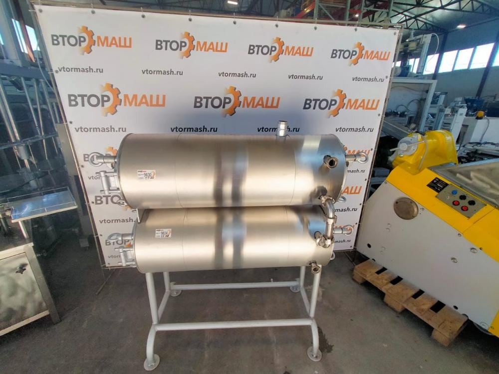 Теплообменник трубчатый 10т 2 секции инв.9034