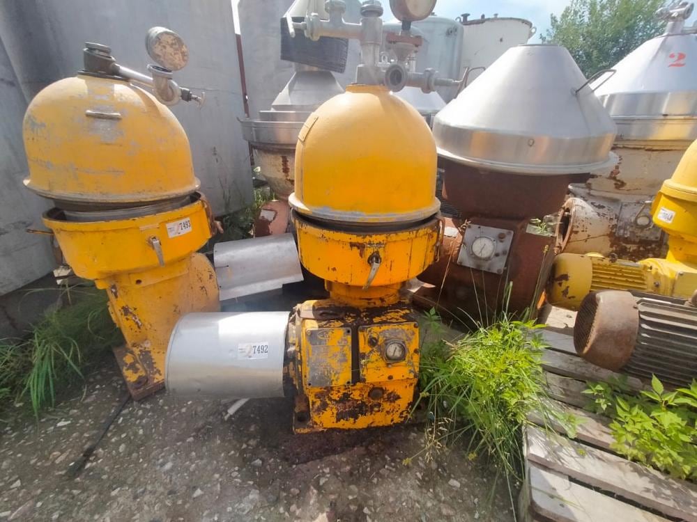 Сепаратор сливкоотделитель Ж5-ОС2Т-3 ПЛАВА 5 куб/час инв.7492