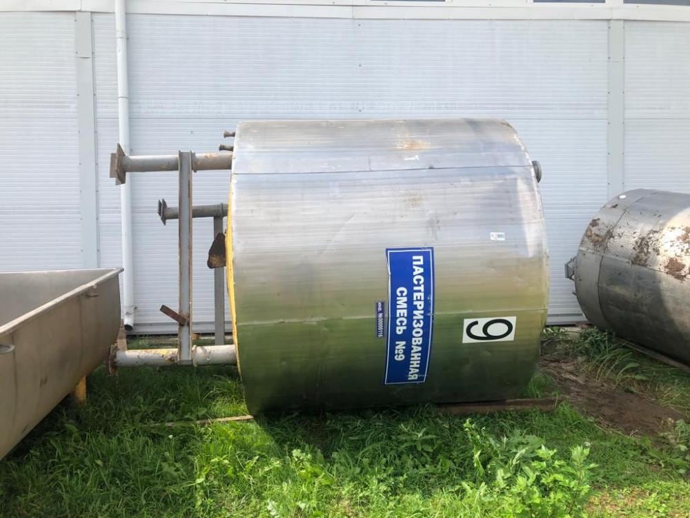 Емкость с рубашкой 6,3м3 инв.8691