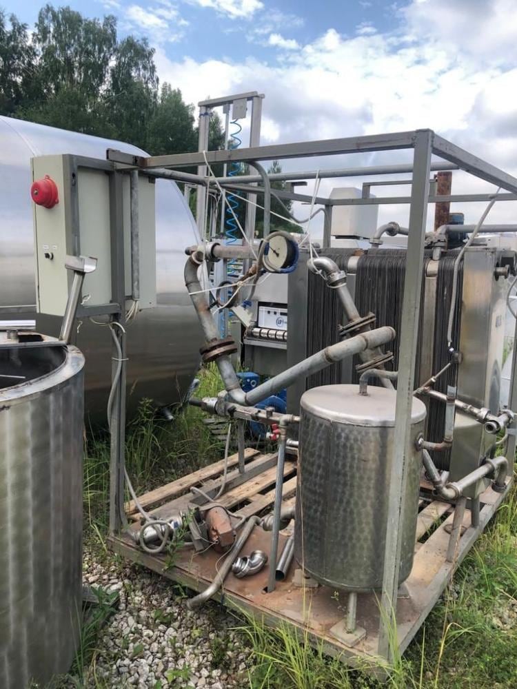 Пастеризационно-охладительная установка 2т инв.8692