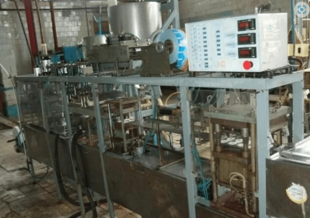 Фасовочный автомат в ванночки б/у атд 3-500