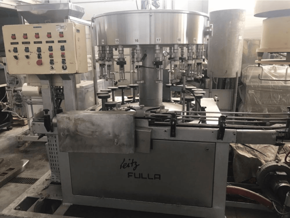 Моноблок розлива и укупорки тиражной смеси "SEITZ-FULLA" в стеклобутылку инв.7872