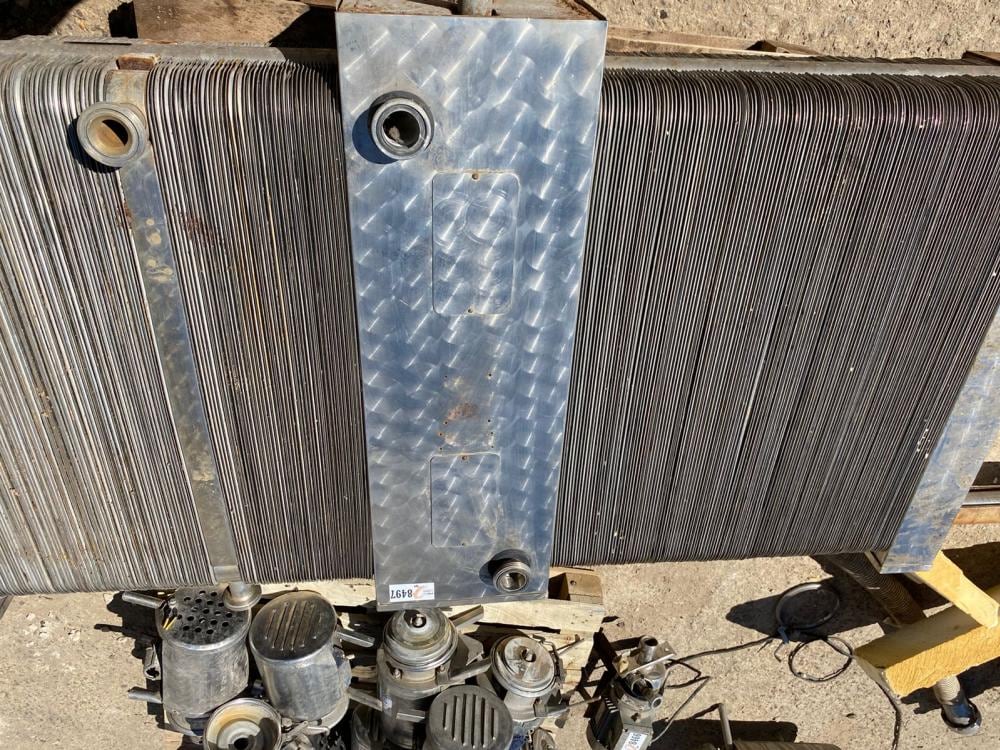 Теплообменник пластинчатый от пастеризатора ОКЛ-10 10т инв.8497