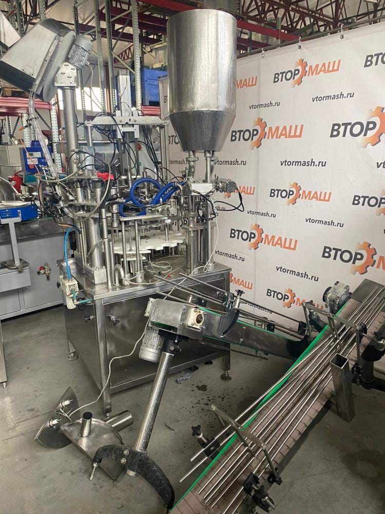 Линия розлива молока 1500бут  АДНК 39ЛР инв.8155