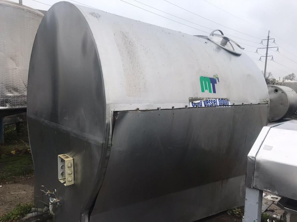 Танк-охладитель 8000л без холодильного агрегата инв.11107