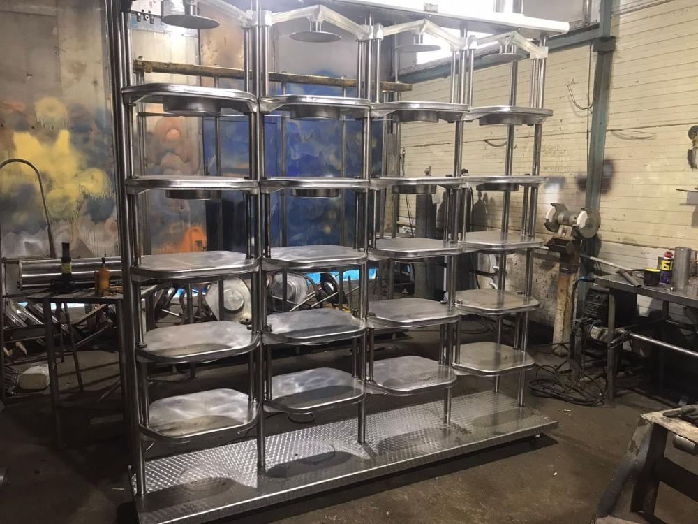 Пресс сырный площадки из чугуна  Е8-ОПГ инв.7734