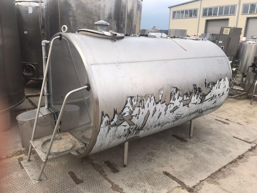 Танк охладитель горизонтальный Г6-ОРМ-3000 без холодильного агрегата. инв.11163