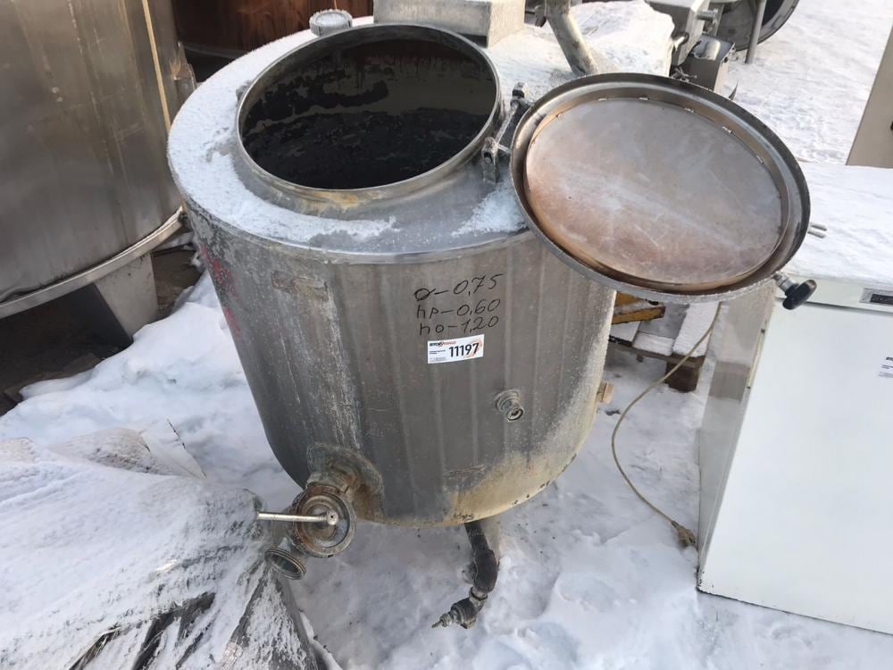 Ёмкость с рубашкой 250л инв.11197