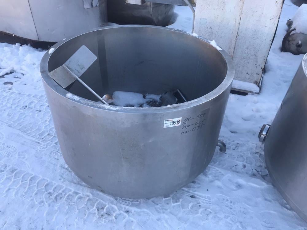 Емкость 600л с паровой рубашкой инв.10919