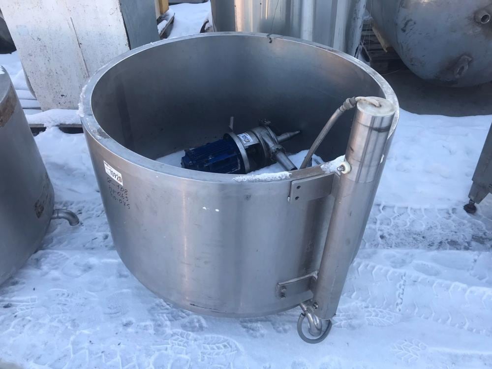 Емкость с паровой рубашкой 600л инв.10920