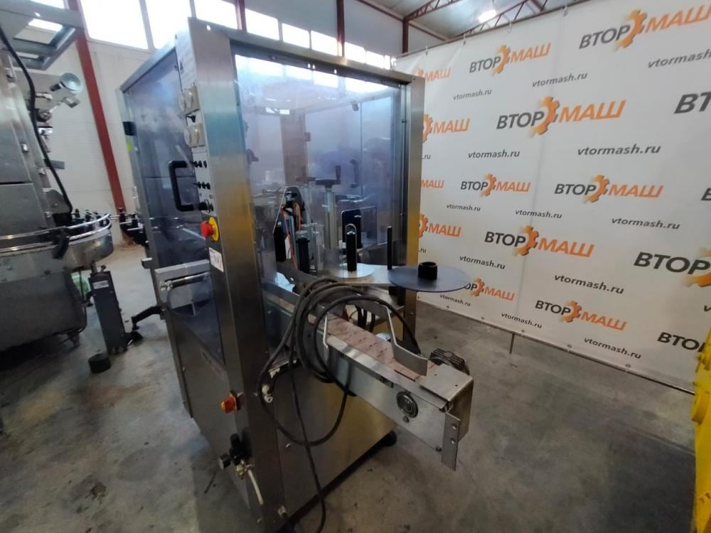 Этикетировщик +термоусадочный колпачок  MECA MARC инв.9194