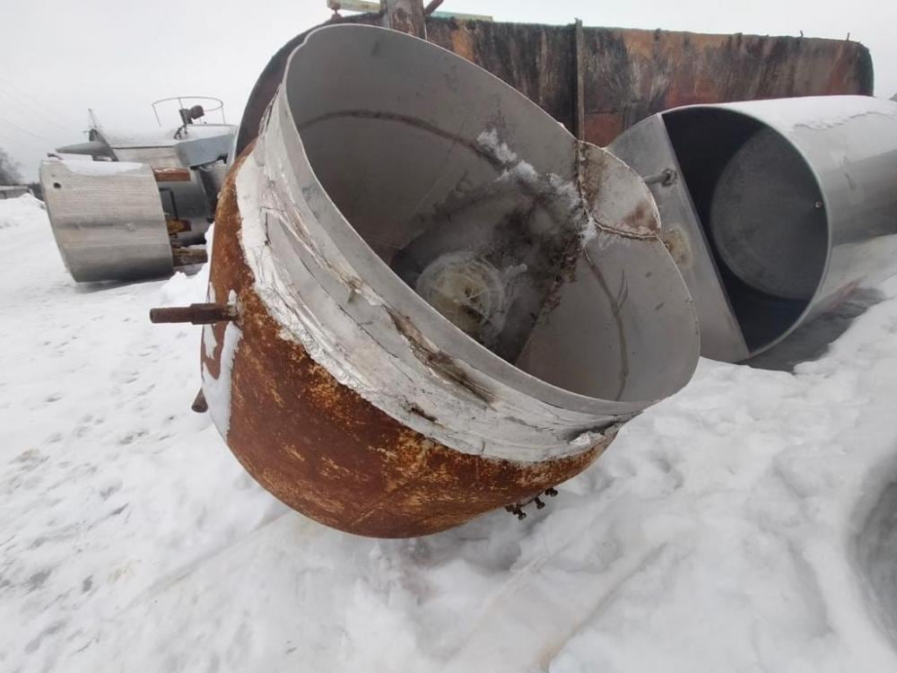 Котёл опрокидывающий с тэнами 500л инв.11211