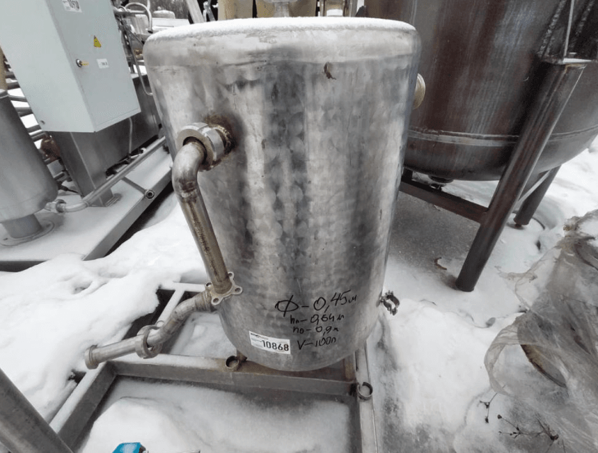 Бак паровой 100л инв.10868