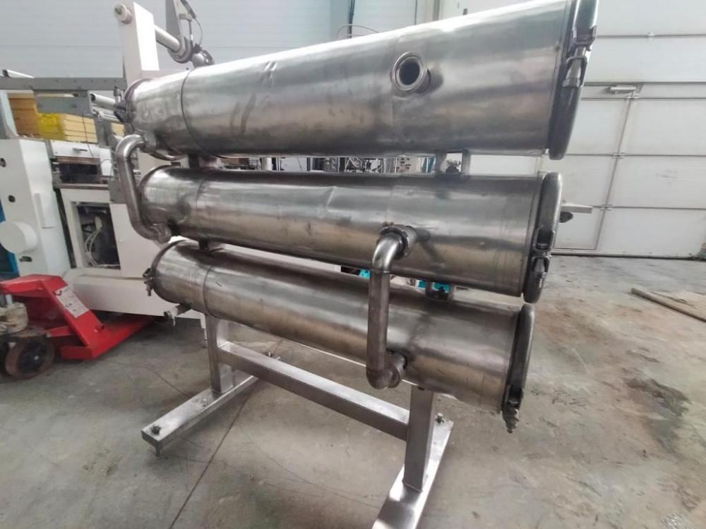Пастеризатор трубчатый П8-ОЛФ-3 3секции по 2,5т инв.7279