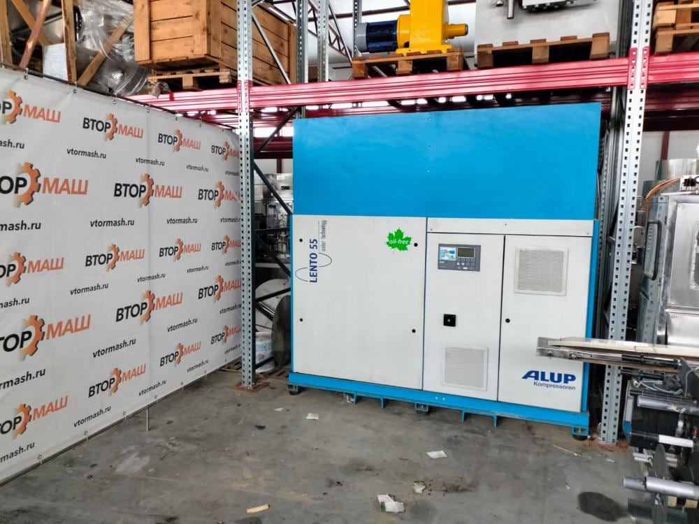 Безмасляный винтовой компрессор ALUP LENTO-55 инв.9132