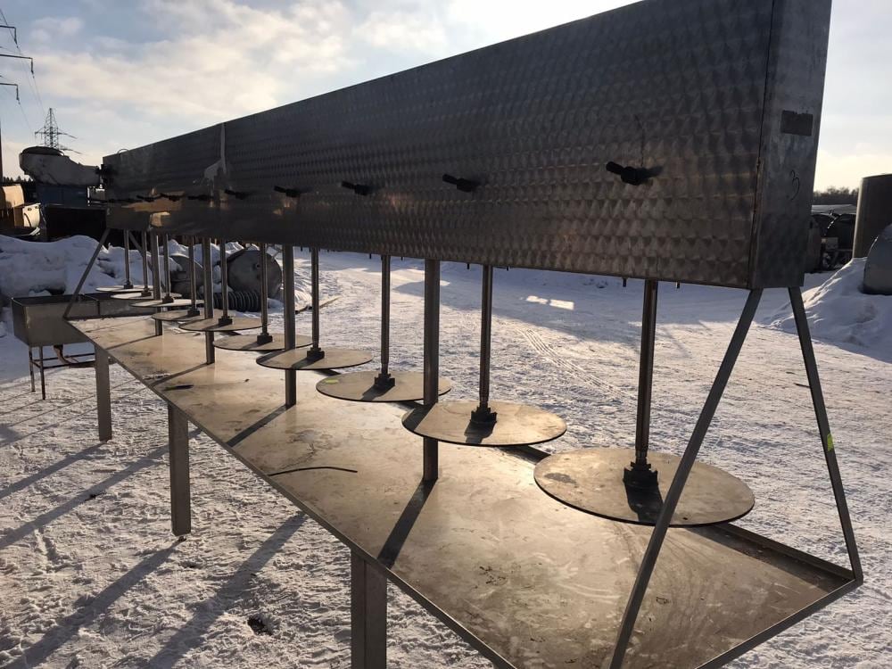 Пресс сырный на 10 головок инв.11260