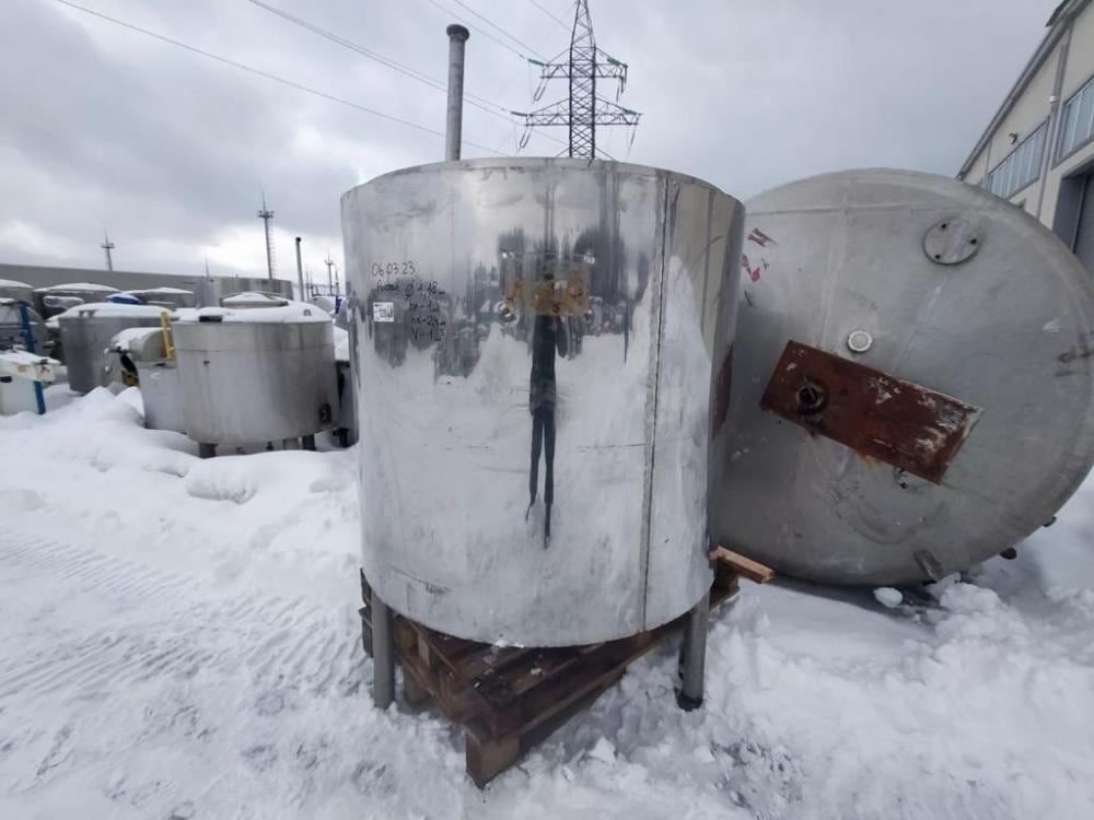 Емкость 1м3 с рубашкой и тэном инв.12848