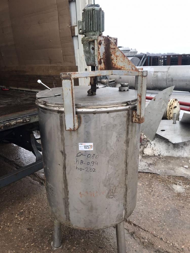 Емкость одностенная 500л инв.10571