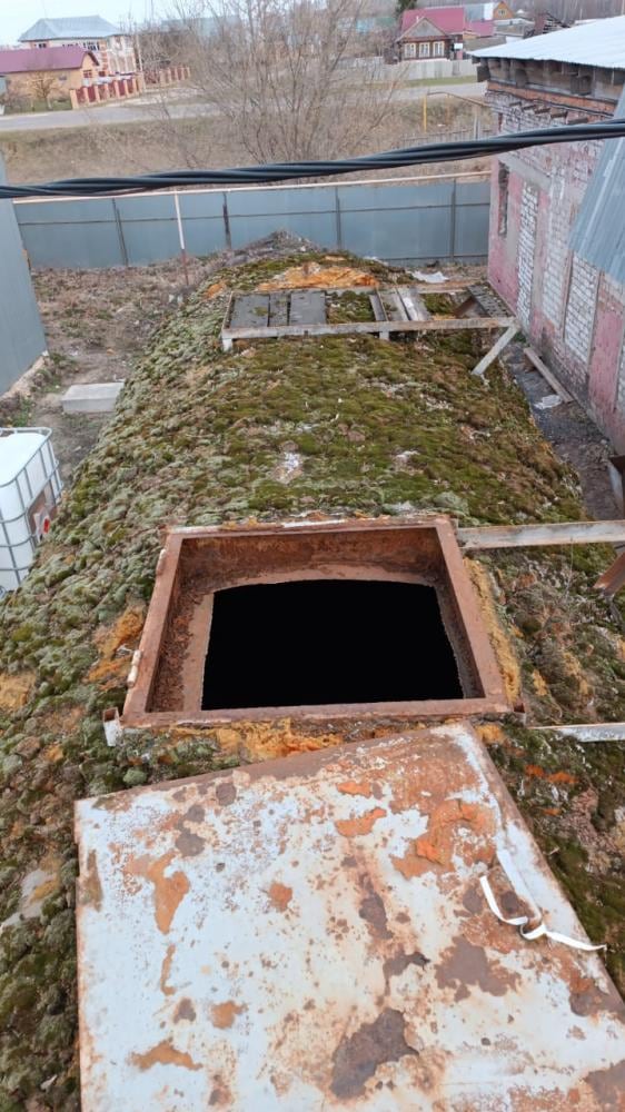 Бочка горизонтальная 56 м3, с рубашкой нержавейка