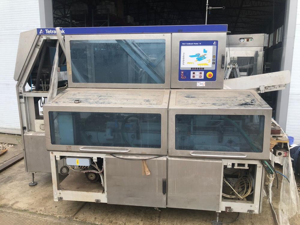 Автомат упаковки в картонный короб Tetra Cardboard Packer 70 инв.9747