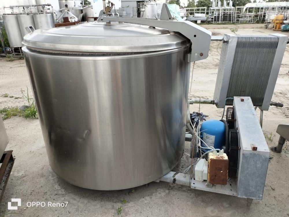 Танк охладитель ALFA LAVAL 1200л инв.9924