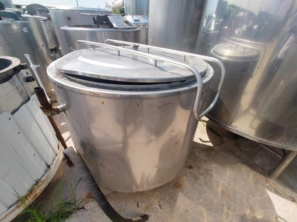 Емкость 500л с рубашкой, мешалкой инв.12870