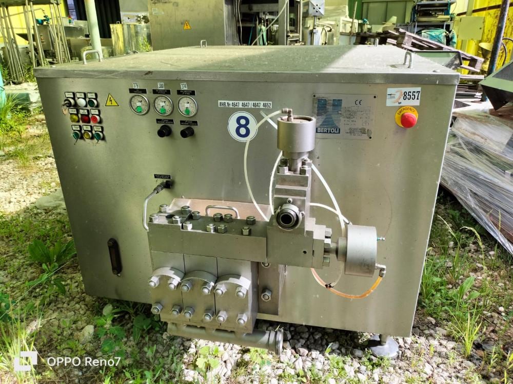 Гомогенизатор Bertoli Н3037 5т/ч инв.8557