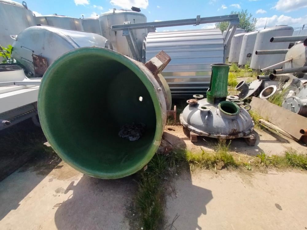 Реактор 2м3 эмаль инв.10372