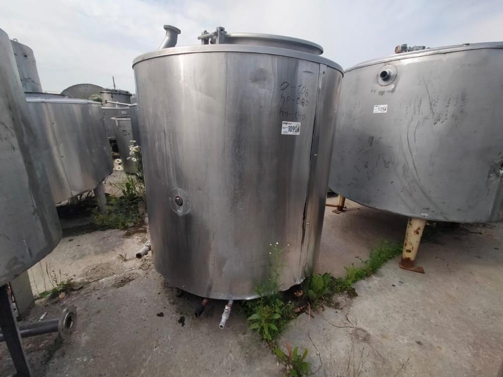 Ёмкость с рубашкой 750л инв.10906