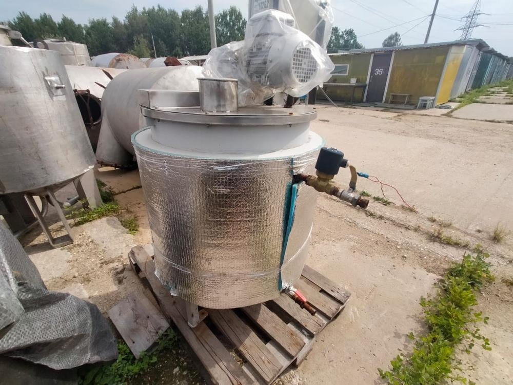 Емкость 200л с рубашкой, пультом инв.11282